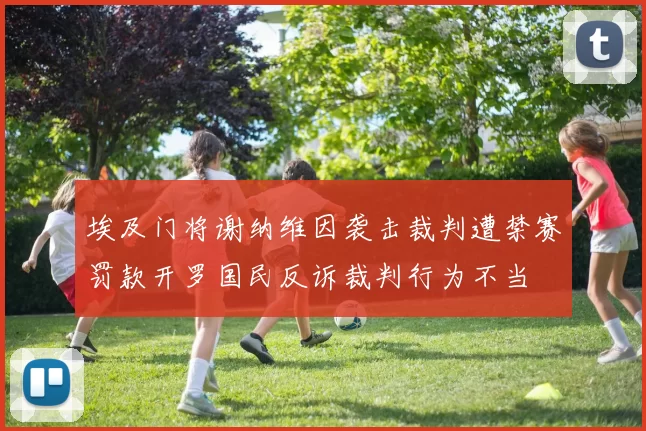 埃及门将谢纳维因袭击裁判遭禁赛罚款开罗国民反诉裁判行为不当